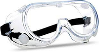 Cheap Safety Goggles Anti-Fog Protective Safety Glasses Clear Lens Wide-Vision