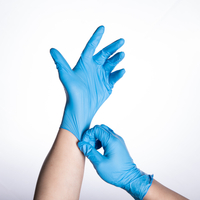 100 Pcs Manufacturer Examination Protective Safety Disposable Nitrile Gloves