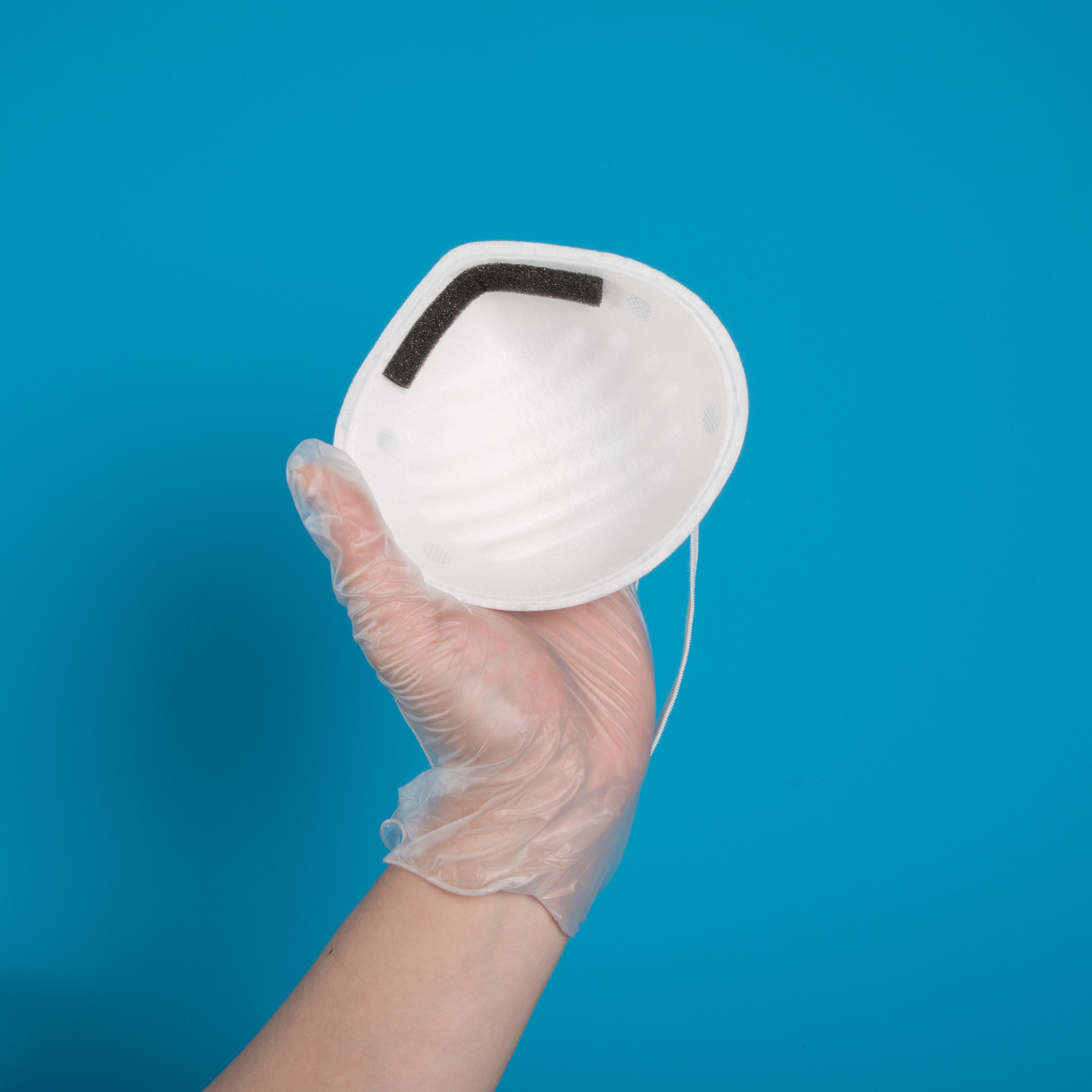NIOSH Certified Cone Shape Half Face Flitering Mask N95 Respirator