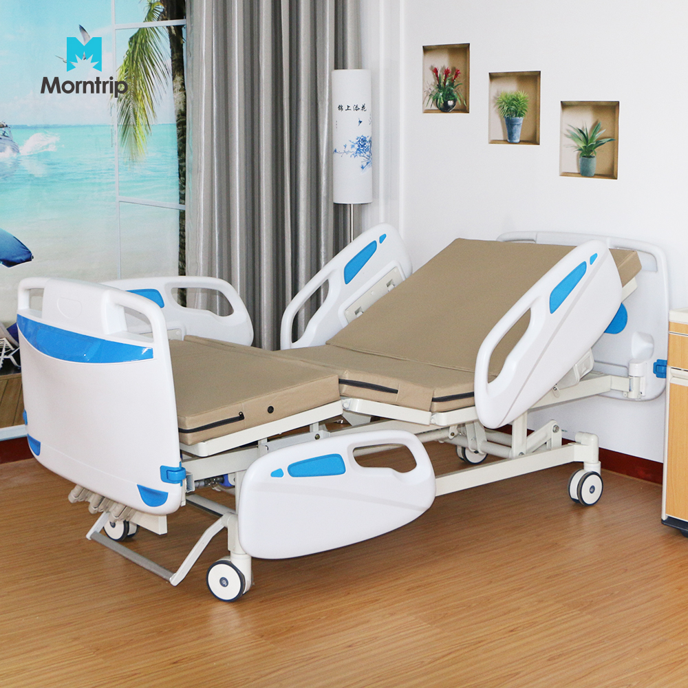 For Elderly Patients Factory Price Three Function Electric Automatic Lifting Nursing Hospital Bed Crank Hospital Bed With Toilet