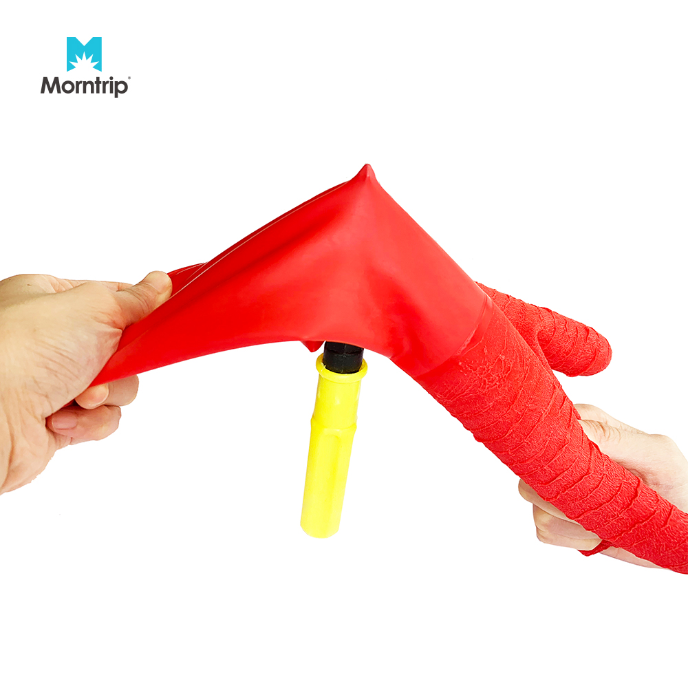Top Quality Natural Latex Thick Heavy Duty Durable Rubber Gloves For Industrial Use