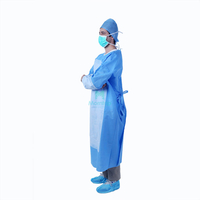 Isolation Insulation Non Woven Surgical Medical Sanitary Impervious Disposable Reinforced Surgeon Gown