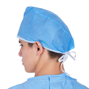 disposable surgical cap with ties