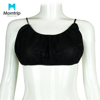 Black Sexy Large Size Non Woven Disposable Bra for Women