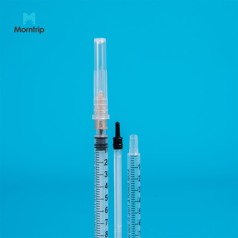 Wholesale Quality Hospital Combo Syringe & Needle 3 Parts Injection Luer Slip Disposable Syringe 