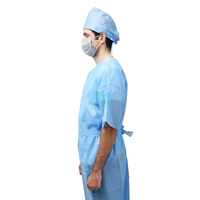 Blue Non Woven Protective Nurse Doctor Barrier Disposable Surgical Cap 