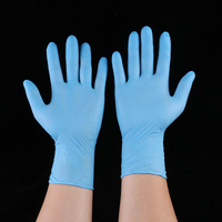 Plastic Examination Safety Protective Disposable Hand Nitrile Gloves