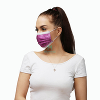 Customized Wholesale 3 Ply Non Woven Protective Disposable Face Mask