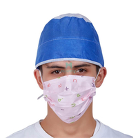 3 Ply Non Woven Customized Hypoallergenic Anti Bacterial Protective Daily Use Disposable Earloop Face Mask