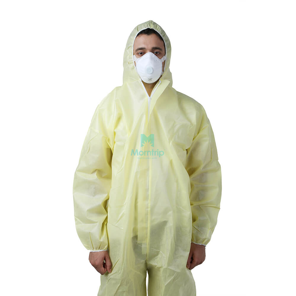 Non Woven Laminated Impervious Industrial Fully Body Disposable Coverall