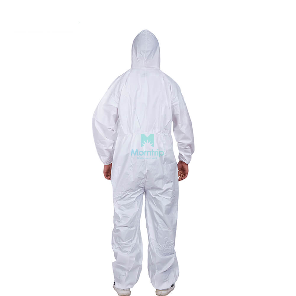 Comfortable Type 5 6 Anti Static Dustproof Panting Spraying Liquid Resistant for Industry Food Chemical Coverall Clothing