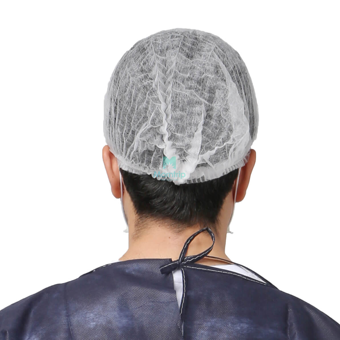 Wholesale Clean Lightweight Non Woven Disposable Mob Cap For Food Processing