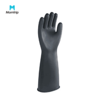 Morntrip Heat Resistant Mechanic Safety Reusable Puncture Resistant Heavy Duty Work Rubber Gloves