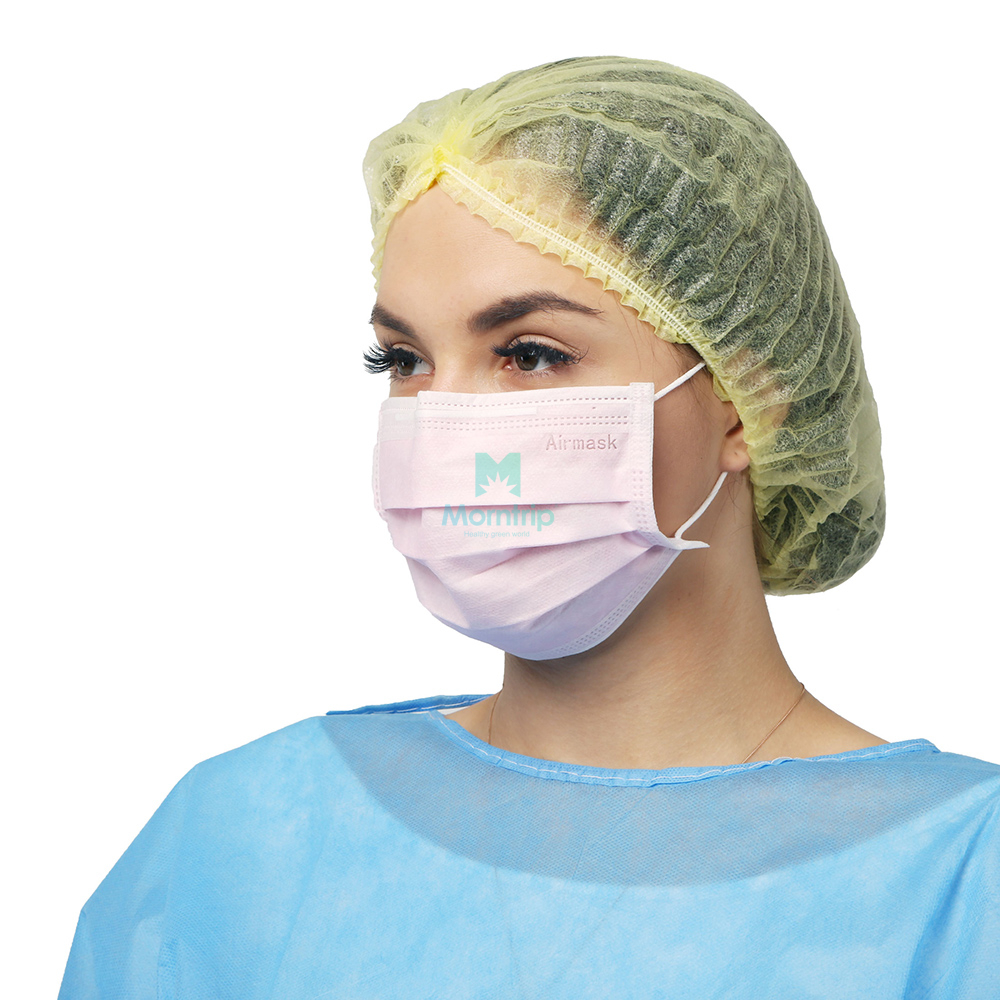Wholesale Non Woven Safety Hypoallergenic Adjustable Disposable Face Mask 