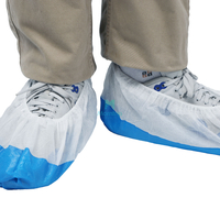 Chinese Suppliers Disposable Anti-Slip Automatic PP/SMS Disposable Shoe Cover with CPE Film