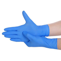 Dental Blue Gynecology Procedure Protective Examination Nitrile Gloves