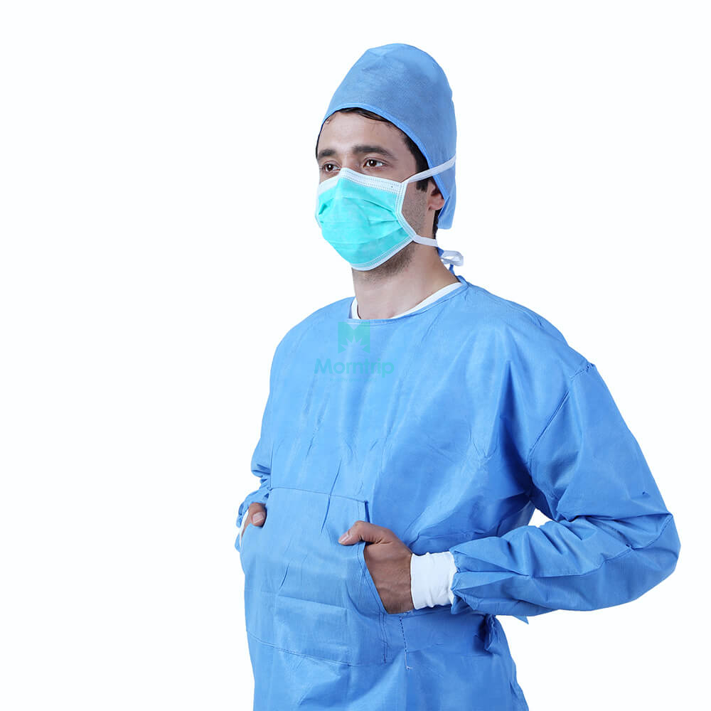 Operation Theatre Surgeon Use 3 Ply Disposable Surgical Face Mask with Ties