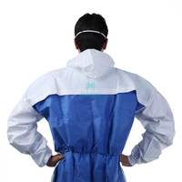 Breathable Type 5 6 Hooded Dustproof Splashproof Ce Certificated Chemical Resistant Clothing