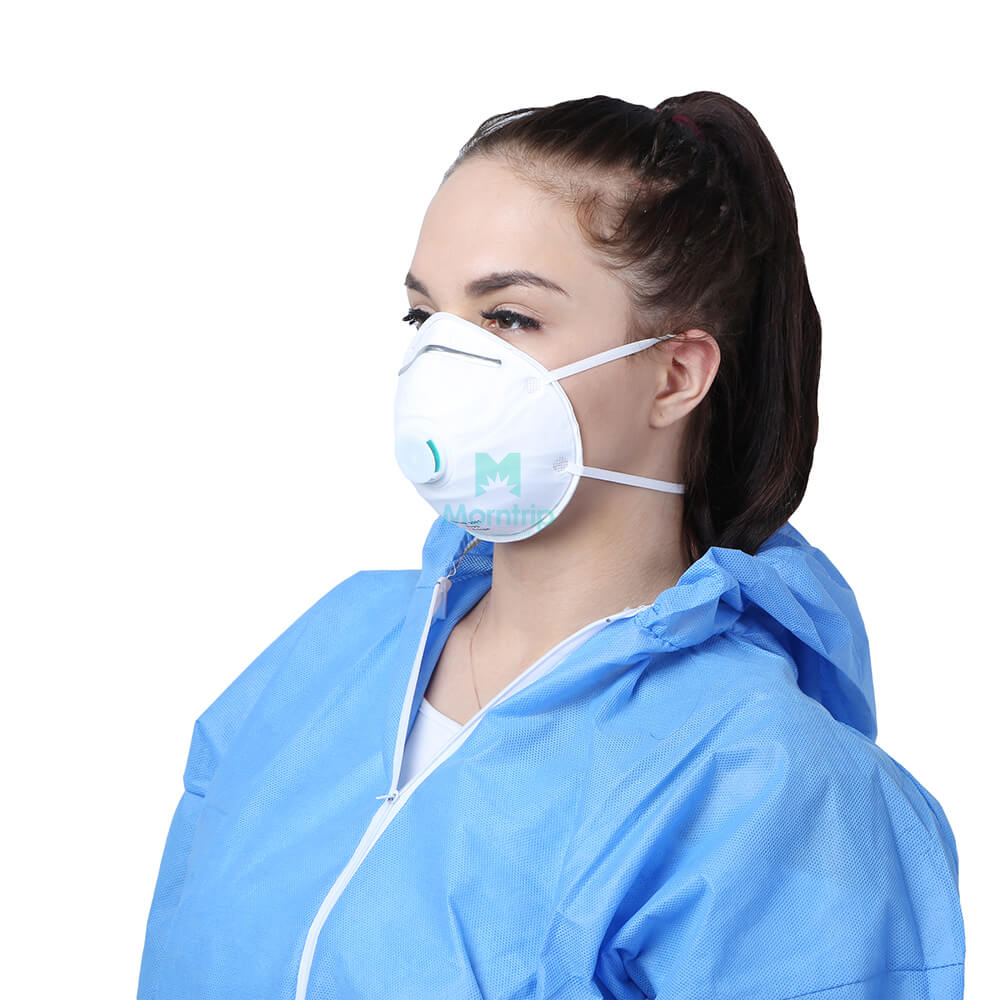 Four-layer Folding Breathing CE Approved Cone Shape Non Woven FFP2 Mask